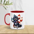 thumbnail image 3 of Patriotic Havanese 4th of July Independence Paws 11oz Accent Two-tone Mug Havanese Dog Lover Gifts Idea Coffee Tea Cup - 02010, 3 of 5