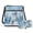 Blue Snowman, variant on Yuyamidu Snowman Santa Women 2‑Piece Crossbody Purse Se with Wallet Red Christmas Shoulder Purse Set PU Leather Crossbody Hobo Bag Sets for Women Adjustable Strap, for Travel, Shopping, Work