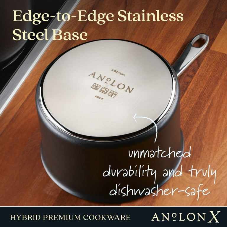 Anolon, Anolon X Hybrid Non-Stick Induction Saucepan with Lid