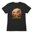 thumbnail image 3 of Disney Pixar Hoppers Log Photo Women's T-Shirt (Black, S-2XL), 3 of 5