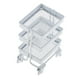 thumbnail image 2 of 2 piezas Mini estante de almacenamiento de metal de 3 capas 1:12 accesorio de cocina de, 2 of 9