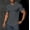 Gray, variant on Golf Shirts for Men Short Sleeve Slim Fitted Button Turndown Collar Pullover Breathable Sports Workout Tops