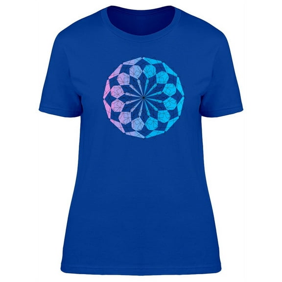 Mandala With Sacred Design T-Shirt Women -Image by Shutterstock, Female x-Large