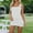White, variant on Women's Casual Dress Elegant Sleeveless Square Neck Party Dress for Evening Banquet Summer Outfit with Back Zipper Casual Fall Dress