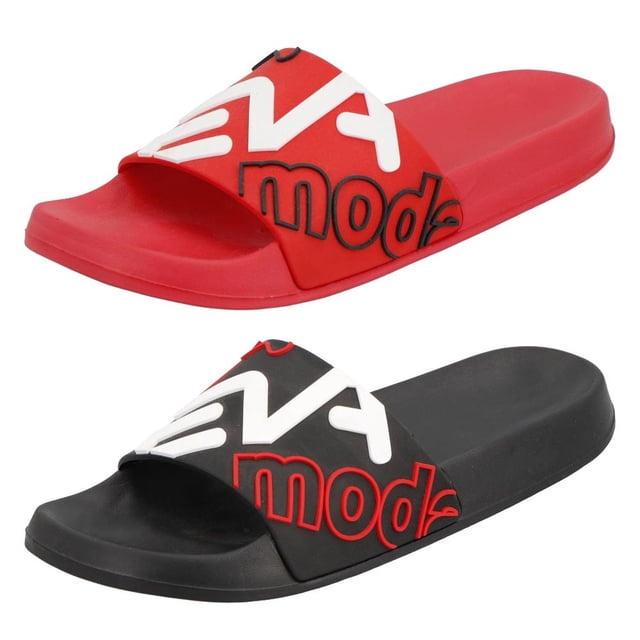Bipack Sandalia Hombre HR Comodas Calor negro 27