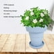 thumbnail image 5 of Escala de ajuste de volumen de flores plegable TPR para decoraciones de balcones Azul, 5 of 7