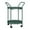 green, variant on yotijay 2 Tier Round Side Table Metal 2 Tier Serving Trolley with Wheels for ,Office black