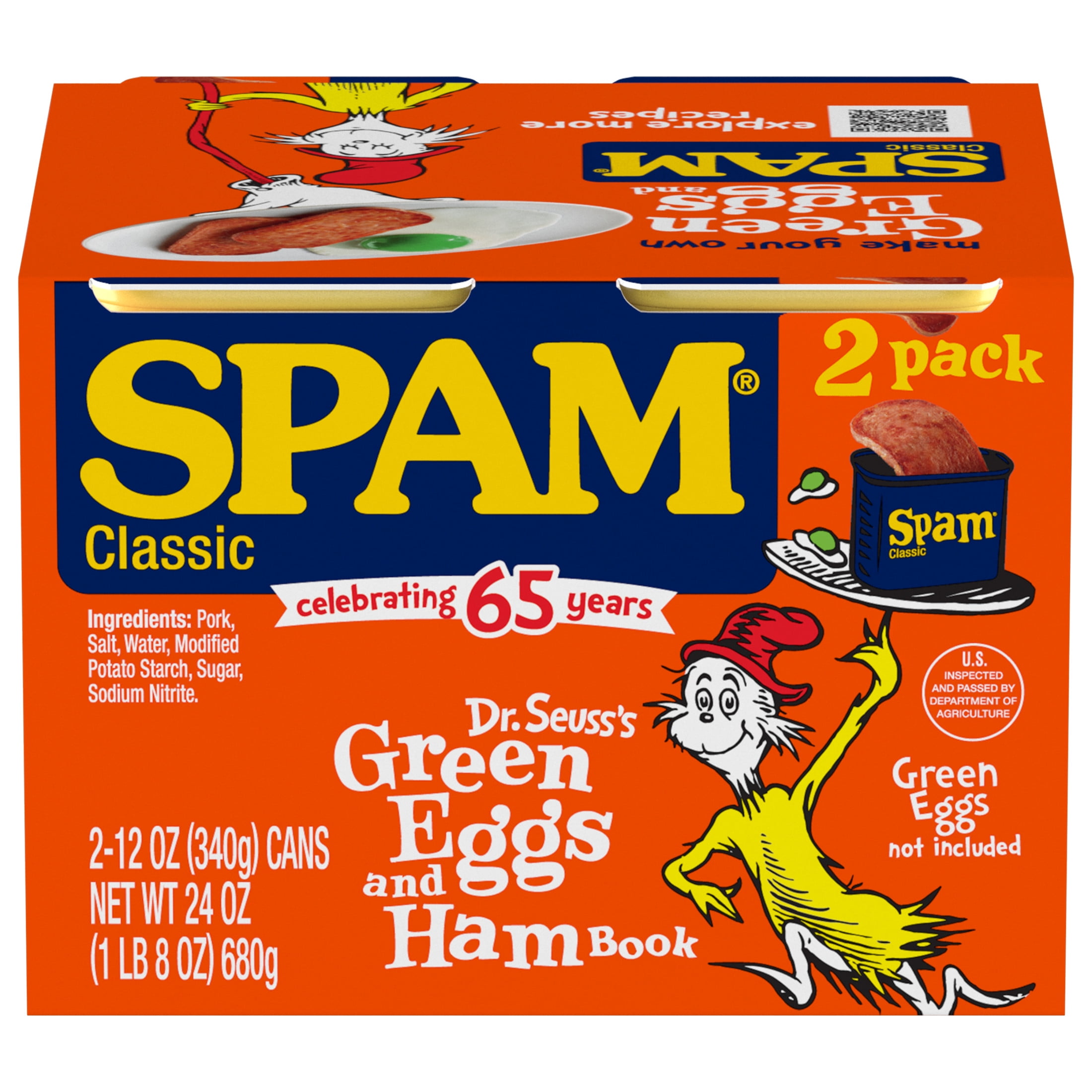 (3 pack) SPAM Green Eggs & Ham with SPAM 2PK