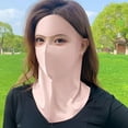 thumbnail image 1 of Sunscreen Mask Full Face Protection Back Neck Outdoor Cycling Sunscreen Ice Sunshade Face Now, 1 of 8