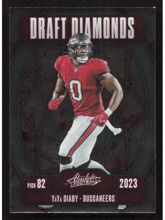 Collectible 2025 Panini Absolute YaYa Diaby Draft Diamonds #DD-YDY Football Card Tampa Bay Buccaneers NFL FOOTBALL Trading Card
