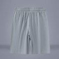 thumbnail image 5 of BXINGOHAI Cargo Shorts Men 2025 Summer Leisure Sports Running Men Shorts Gray,3XL, 5 of 5