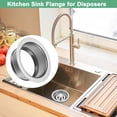 thumbnail image 5 of Uxcell Garbage Disposal Sink Flange for 3-1/2 Inch Standard Drain [Silver], 5 of 5