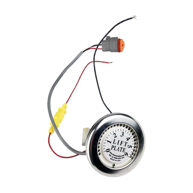 Bob's Machine 110‐350001 Jack Plate Gauge, White With Stainless Steel