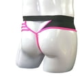 thumbnail image 2 of Bigersell Womens Briefs Underwear Clearance Shaping Underwear Women Cheeky Panty Style P-240 Nylon Period Panties Thong Bikini Briefs Mid Waist Women Cheeky Panties Hot Pink One Size, 2 of 7