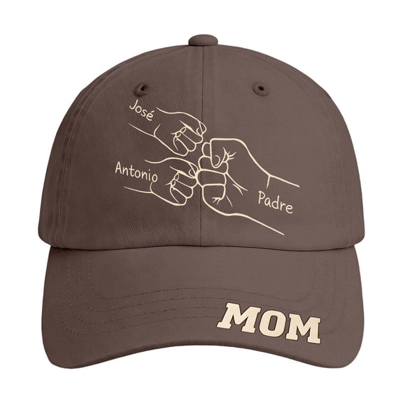 LIIPEE Women Baseball Cap Casual Mother's Day Letter Graphic Printed Unique Handmade Customizable Hats Female Fashion Celebration Comfortable Breathable Daily Hats,Coffee,One Size