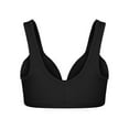 Oxodoi Plus Size Women's Super Elastic Push Up Comfort Bra with Front