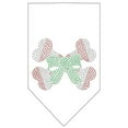 thumbnail image 3 of Christmas Pet and Dog Bandana Rhinestone, "Candy Cane Crossbones", 3 of 10