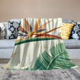 thumbnail image 5 of FCXZI Bird Of Paradise Tropical Flannel Blanket - Soft Warm Lightweight 30*40in, 5 of 7