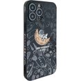 thumbnail image 2 of Compatible con iPhone 12 Pro Max Funda de astronauta para mujeres y niñas, color sólido, bonita funda para lente de cámara, protección total, funda protectora de silicona suave para iPhone, 2 of 4