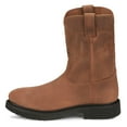 thumbnail image 3 of Justin Original Workboots Mens RoundUp 10 Inch Electrical Steel Toe   Work, 3 of 5