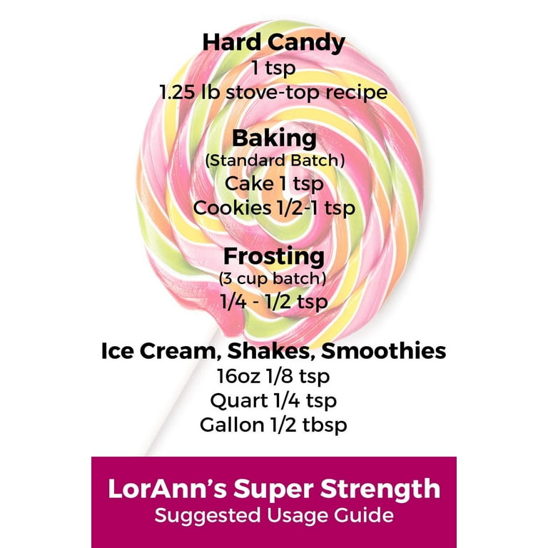 LorAnn Cotton Candy Super Strength Flavor, 1 ounce bottle