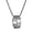 silver, variant on Stainless Steel Jewelry Men's Hollow Out Cross Pendant Minimalist Amulet Hip Hop Rock Graduation Birthday Necklace Silver