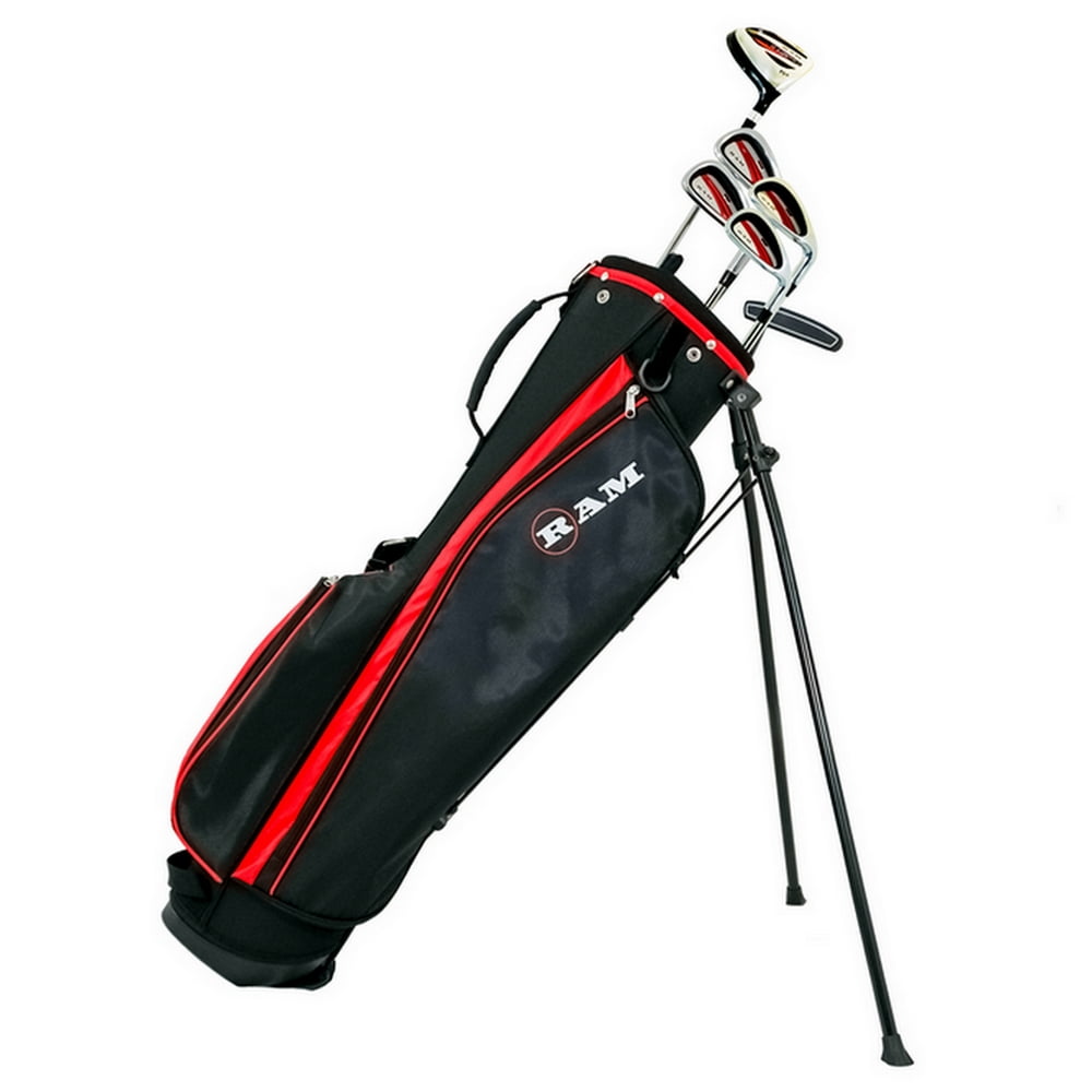 Ram Golf SGS Mens Left Hand Golf Clubs Starter Set Stand Bag - Steel Shafts - Walmart.com