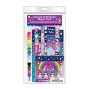 Unicorn and Mermaid Happy Pack, Includes Scented Stickers, 6-Color Pen