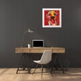 thumbnail image 3 of Taylor, Evangeline 26x26 White Modern Wood Framed Museum Art Print Titled - Happiest Lab!, 3 of 4