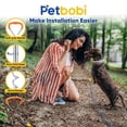 thumbnail image 3 of Cable de amarre para perros Petbobi de 3 m con estaca de 41 cm, resistente, 3 of 6
