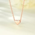 thumbnail image 4 of Suplight Dainty 925 Stelring Silver Heart Shape Necklace Jewelry for Women Girlfriend, 4 of 7