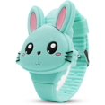 thumbnail image 1 of Reloj para niños, reloj para niñas, digital, con forma linda, LED, correa de silicona, diseño de concha, reloj de pulsera para niñas, 1 of 5
