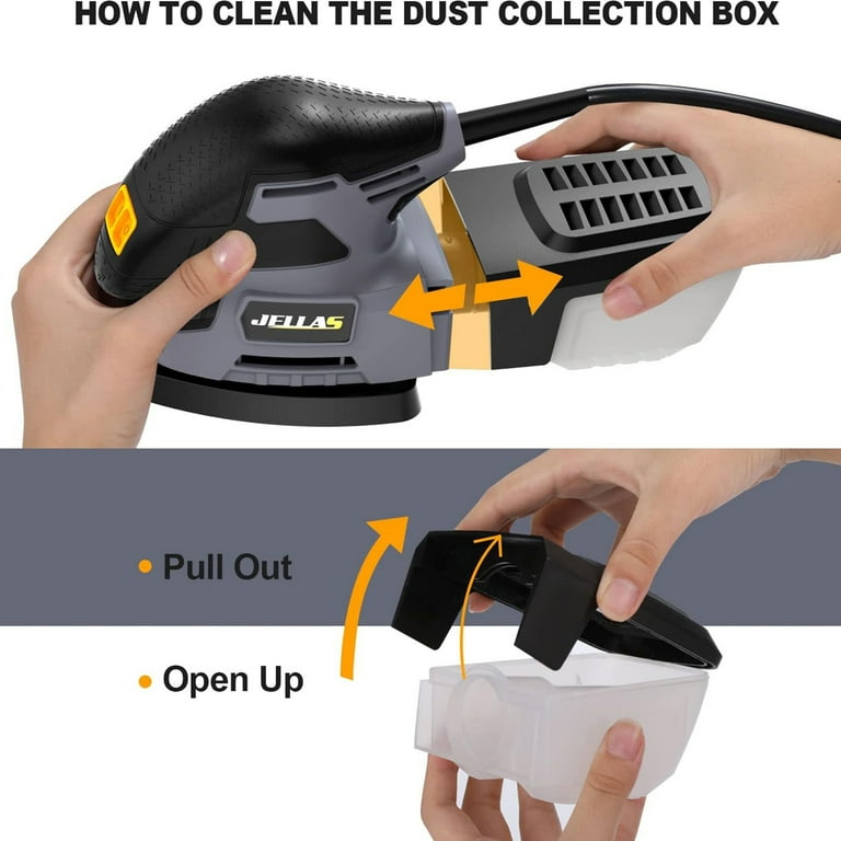 JELLAS Electric Detail Sander, 220W Compact Sander Machine