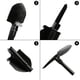 thumbnail image 5 of Pala plegable pequeña para acampada, mini pico compacto con bolsa de transporte para jardinería, todoterreno, coche, emergencias, hielo (negro), 5 of 8