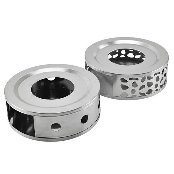 Stainless Steel Warmer Tea Heater Teapot Warmer with Tea Light Holder