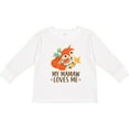 thumbnail image 3 of Inktastic Mamaw Loves Me Gift Fox Boys or Girls Long Sleeve Toddler T-Shirt, 3 of 5