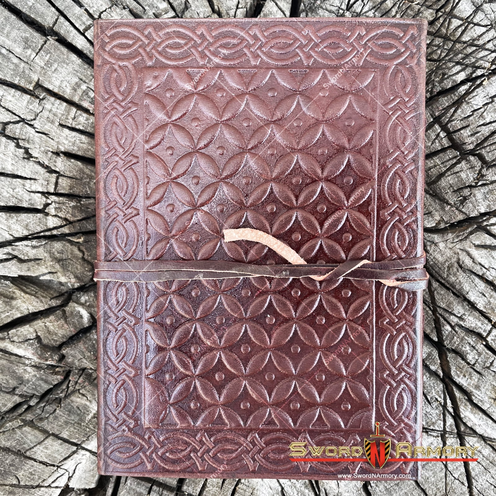 Handmade Medieval Diary Renaissance Leather Journal Notebook with Celtic Eagle