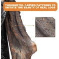 thumbnail image 4 of Gas Fireplace Logs - 4 Small Pcs Ceramic Wood Logs and Accessories for All Types of Indoor Gas Inserts, Ventless & Vent Free, Propane, Gel, Ethanol, Electric or Outdoor Fireplaces & Fire Pits, 4 of 7