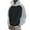 A-Dark Gray362, variant on Men Color Block Zip Up Hoodie Raglan Sleeve Kangaroo Pocket Jacket Warm Everyday Casual Hoodies L