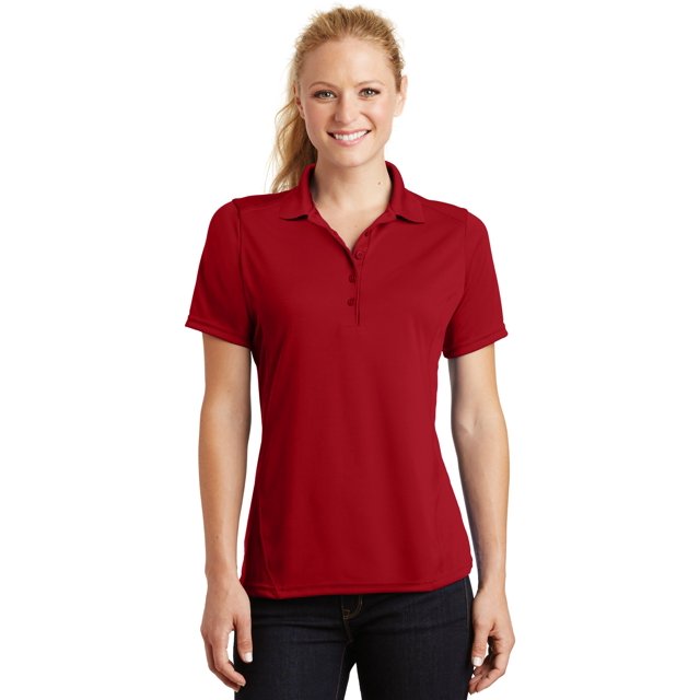 Sport-Tek® Ladies Dry Zone® Raglan Accent Polo. L475 deporte-tek L475