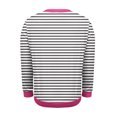 thumbnail image 6 of thefmos Women's Fall Winter Striped Long Sleeve V Neck Pullover Tops Dressy Casual Blouses Loose Cute Shirts Vacation Fashion Clothes, Dark Gray XL, 6 of 6