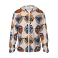 thumbnail image 2 of Lsque Vintage Botanical Butterfly Art UPF 50+ Lightweight Sun Protection Men's Women's Long Sleeve Shirt, Hoodie Performance -Medium, 2 of 9