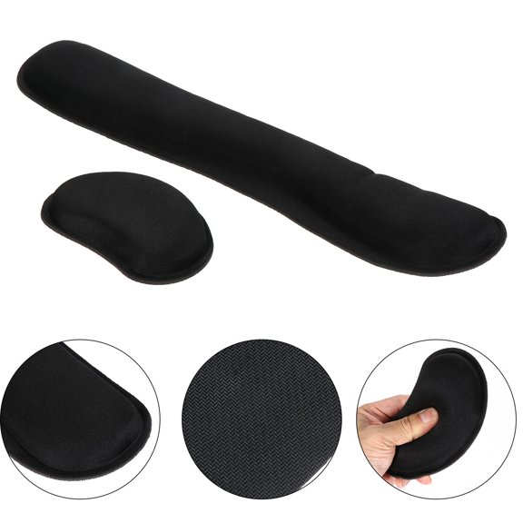 Raindrops 1set Memory Wrist Rest For Keyboard And Mouse Ergonomic Hand Support Pad Posture Wrist For Long Computer Use