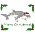 thumbnail image 3 of CafePress - Xmas Whale Shark Pajamas - Women's Short Sleeve Print T-Shirt and Pants Light Cotton Pajama Set, 3 of 7