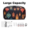 thumbnail image 3 of Lantern Digital Pouch with Oxford Fabric, Waterproof, Size 5.9x9.44x3.14 in, Cord Organizer, Charger Organizer, Bag Cable Organizer, Electronic Travel Case Organizer, 3 of 6