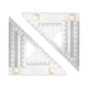 thumbnail image 1 of LUVCLS Regla triangular de acero inoxidable para carpintería/, 1 of 7