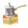 thumbnail image 4 of Lipstore Turkish Coffee Pot Anti Scald Handle Boiling Milk Warmer for Restaurant Home 720ml, 4 of 8