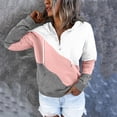 thumbnail image 3 of Ketyyh-chn99 Sweatshirt for Women 2024 Letter Print Tees Sweatshirt Long Sleeve Pullover Pink,S, 3 of 4