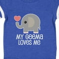 thumbnail image 4 of Inktastic My Geema Grandma Loves Me Boys or Girls Baby Bodysuit, 4 of 5