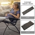 thumbnail image 3 of UPOUART 1Set Black Lounge Chair Fabric Replacement with Rope Suitable for Folding Chairs and Patio Recliners, 3 of 8